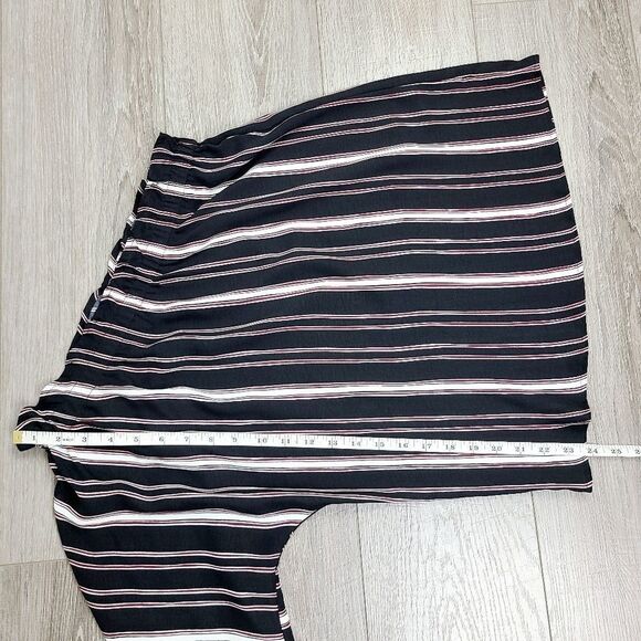 Bishop + Young Stripe One Shoulder Blouse Small - Picture 14 of 16